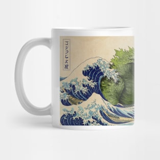 Godzilla and the Great Wave Mug